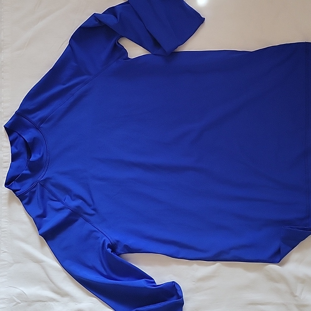 Lands' End Blue Rash Guard And Board Shorts - Picture 5 of 6